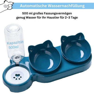 3-in-1 Futterstation für Katzen & Hunde
