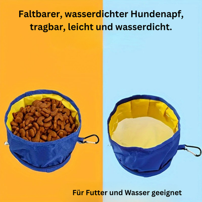 Faltbarer Reisenapf für unterwegs