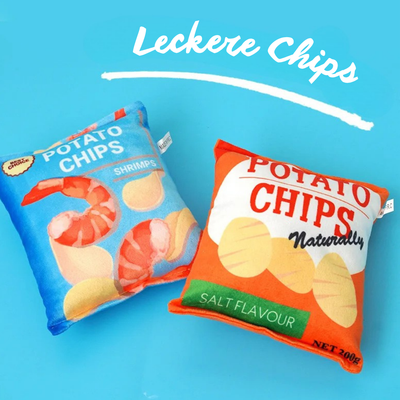 Chipstüte-Hundespielzeug