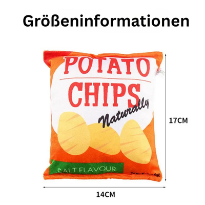 Chipstüte-Hundespielzeug