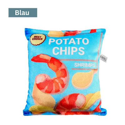 Chipstüte-Hundespielzeug