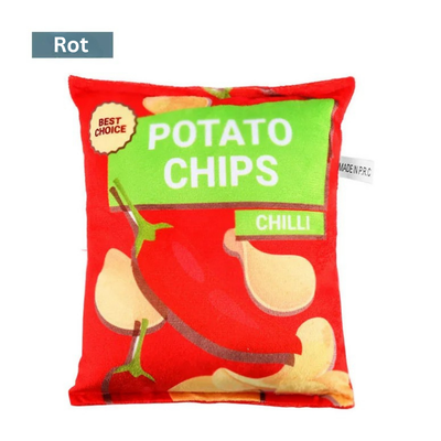 Chipstüte-Hundespielzeug