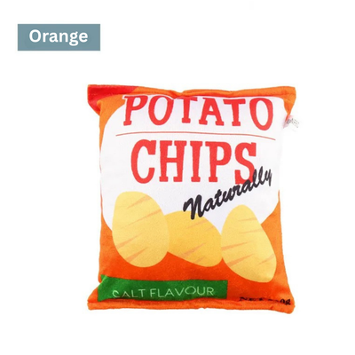 Chipstüte-Hundespielzeug