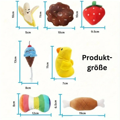 7-teiliges Set mit Welpen-Geräuschspielzeug