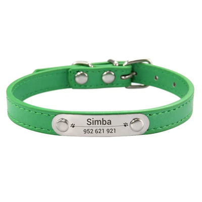 Personalisiertes Anti-Lost Halsband (Namen & Telefonnummer)