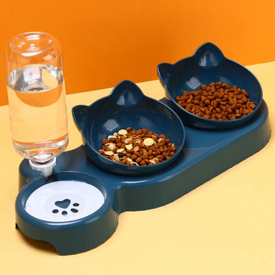 3-in-1 Futterstation für Katzen & Hunde