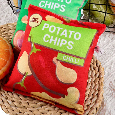 Chipstüte-Hundespielzeug