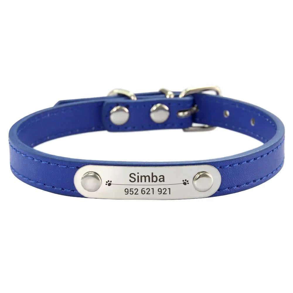 Personalisiertes Anti-Lost Halsband (Namen & Telefonnummer)