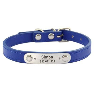 Personalisiertes Anti-Lost Halsband (Namen & Telefonnummer)