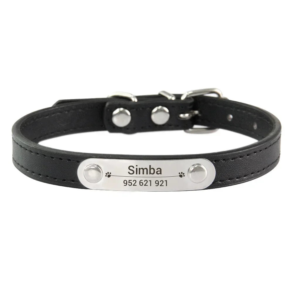 Personalisiertes Anti-Lost Halsband (Namen & Telefonnummer)