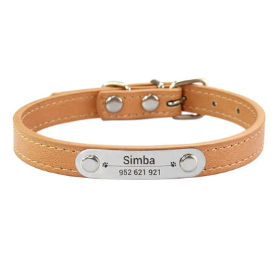 Personalisiertes Anti-Lost Halsband (Namen & Telefonnummer)