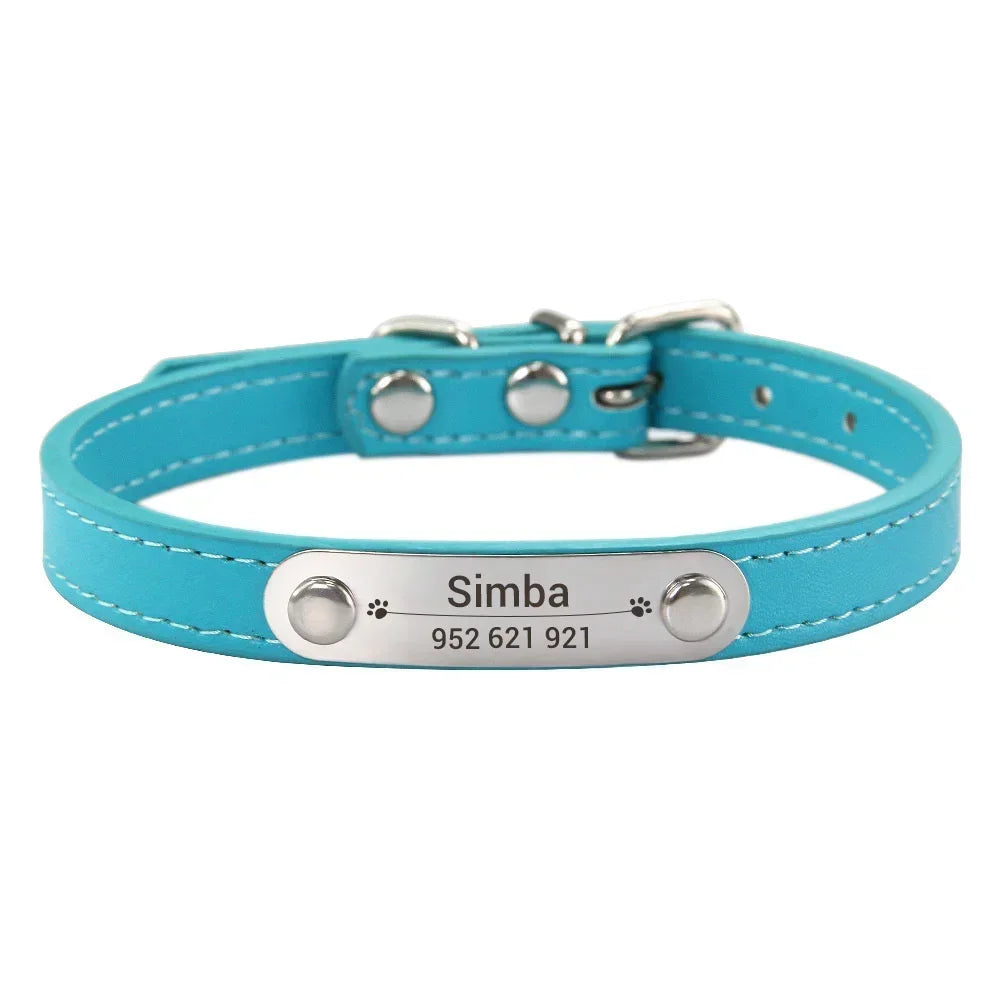 Personalisiertes Anti-Lost Halsband (Namen & Telefonnummer)