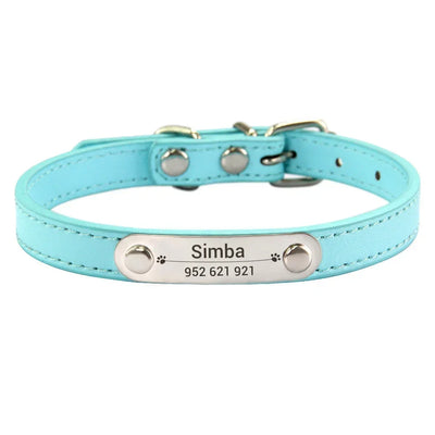 Personalisiertes Anti-Lost Halsband (Namen & Telefonnummer)