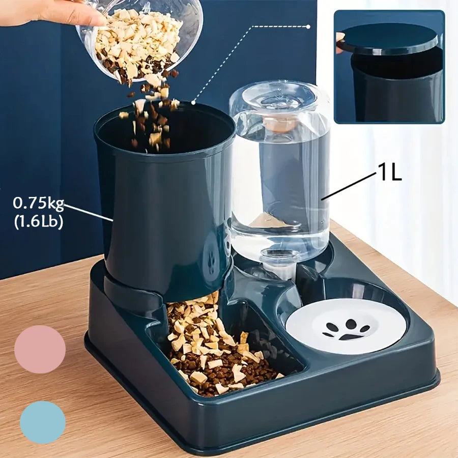 LoyalPets Automatischer Futter- & Wasserspender für Katzen