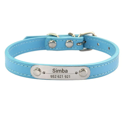 Personalisiertes Anti-Lost Halsband (Namen & Telefonnummer)