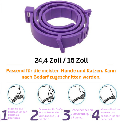 Anti-Stress-Halsband mit natürlichen Pheromonen