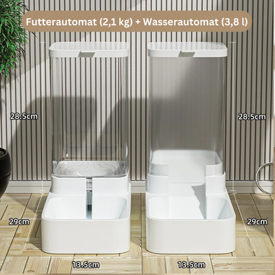 Futter- & Wasserspender für Hunde & Katzen