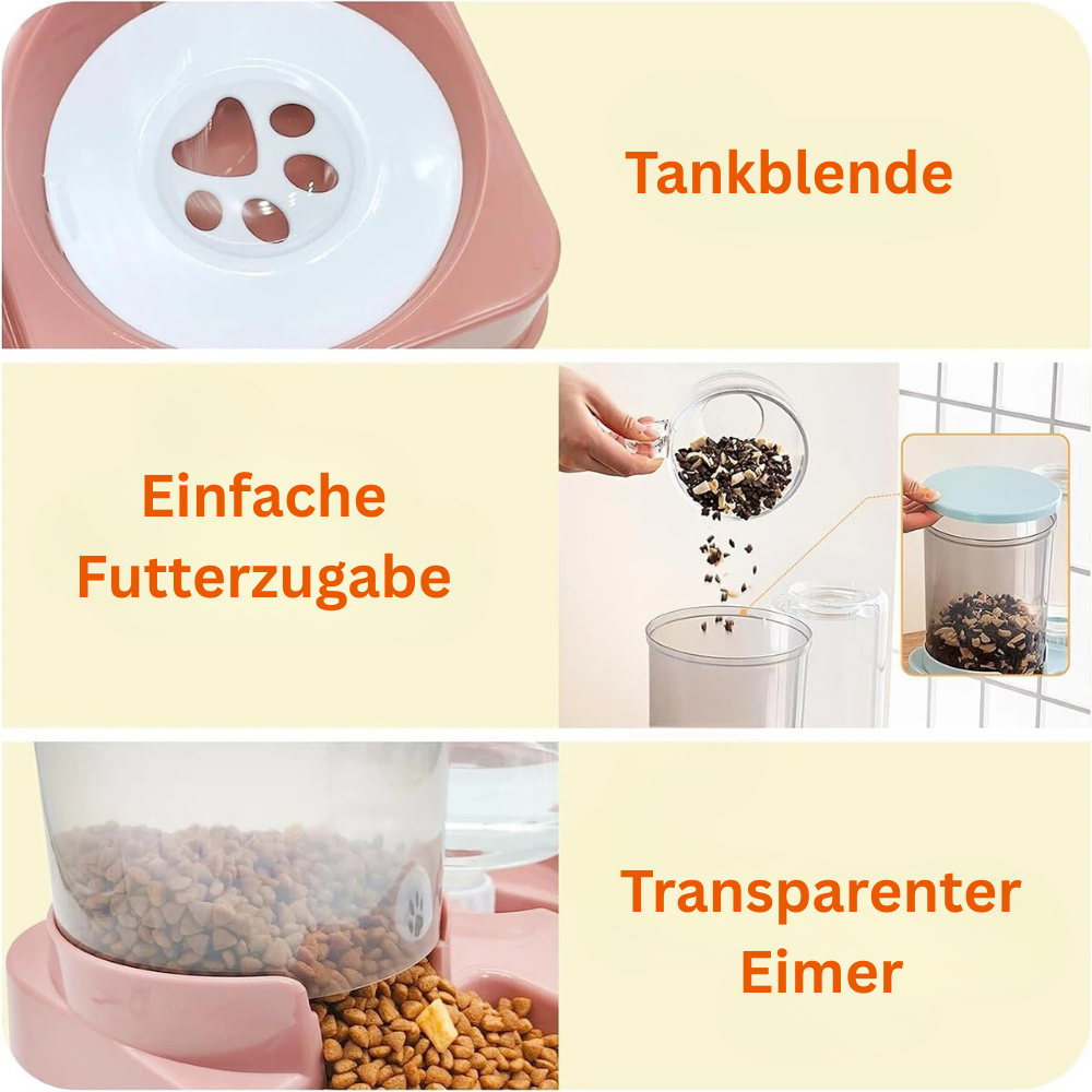LoyalPets Automatischer Futter- & Wasserspender für Katzen