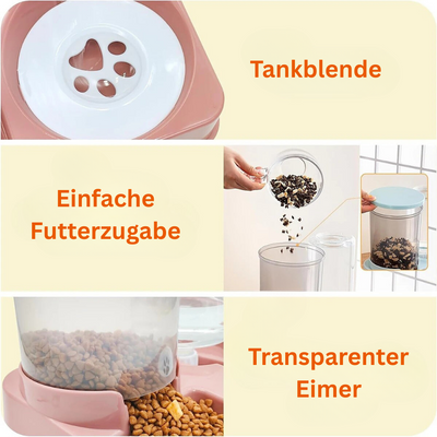 LoyalPets Automatischer Futter- & Wasserspender für Katzen