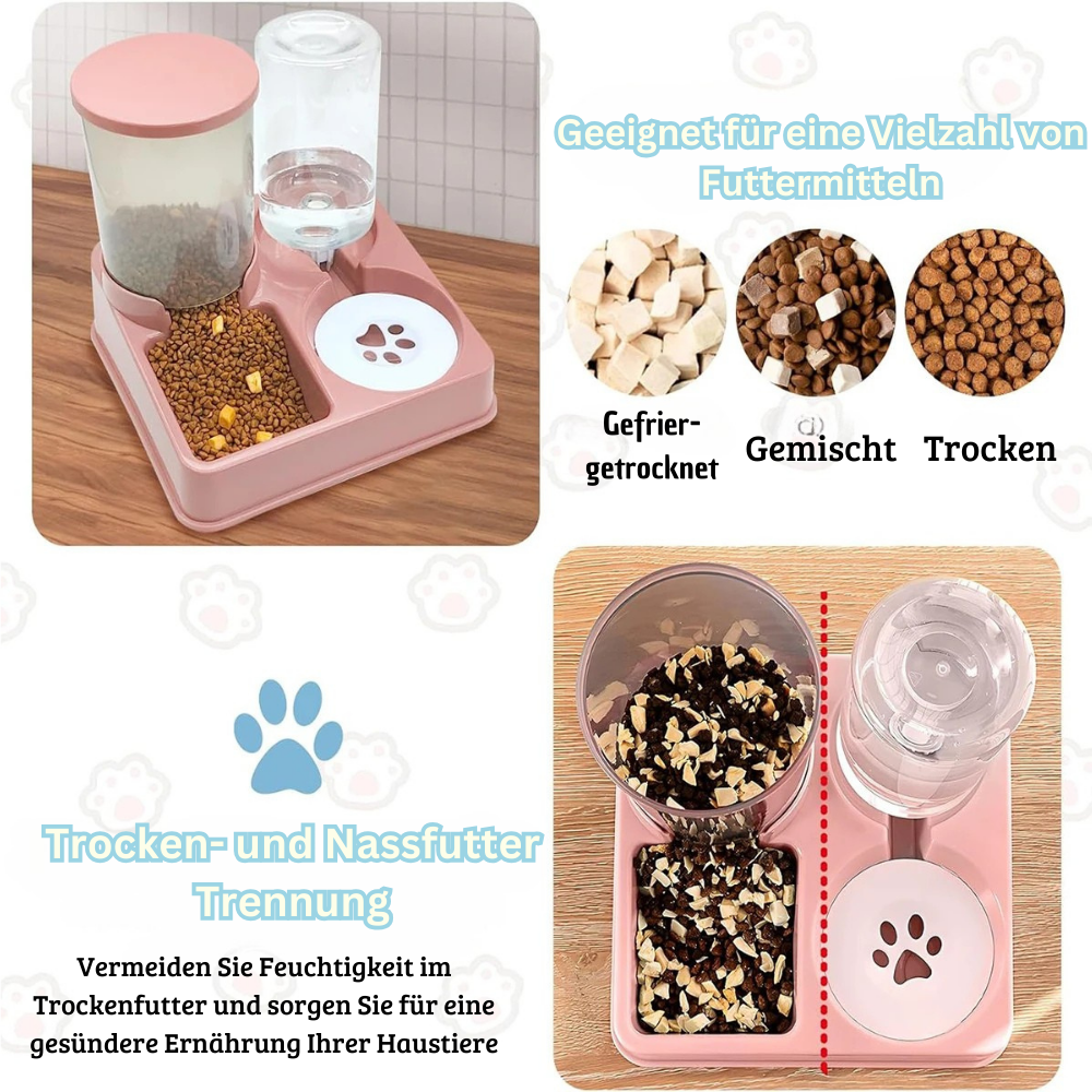 LoyalPets Automatischer Futter- & Wasserspender für Katzen
