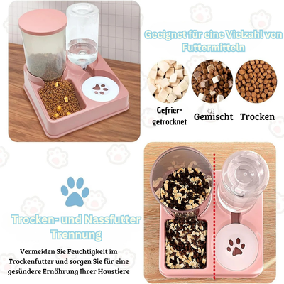 LoyalPets Automatischer Futter- & Wasserspender für Katzen