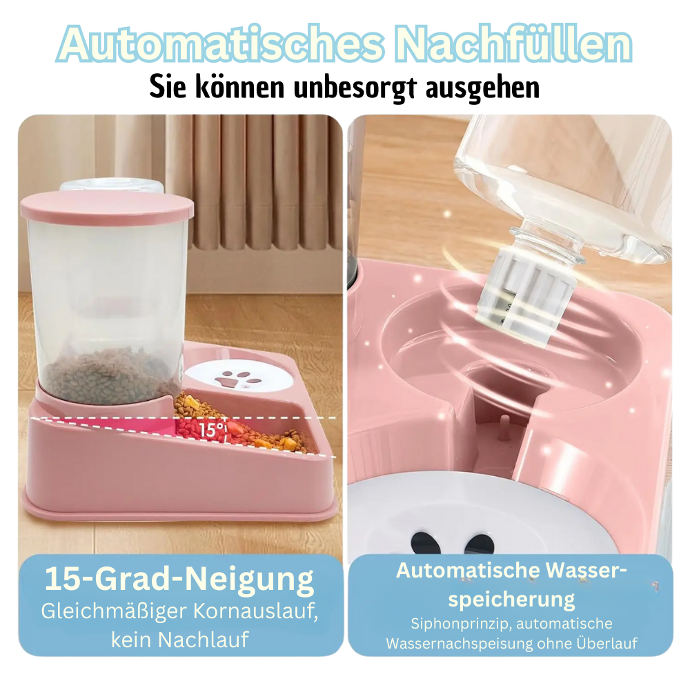 LoyalPets Automatischer Futter- & Wasserspender für Katzen